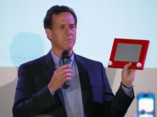 Ricky with what he thought was a new Ipad 4.