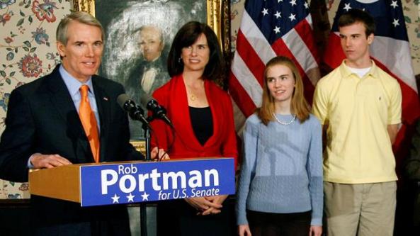 Senator Portman with his own sort of coming out.