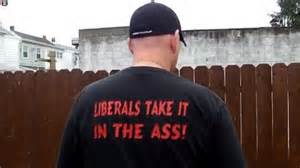 Kessler showing off his political persuasion